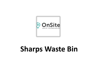 Sharps Waste Bin