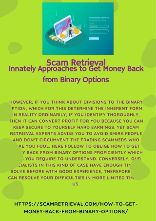 Innately Approaches to Get Money Back from Binary Options