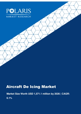 Aircraft De-icing Market Share, Size, Trends, & Industry Analysis Report, By Fluid Type (Type-I, Type-II, Type-III, Type