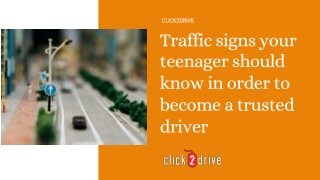 Essential Traffic signs your teenager should know in order to become a pro driver