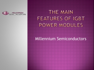 The Main Features and Benefits Of SiC MOSFETs