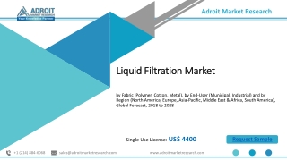 Liquid Filtration Market Report by Trends, Application & Geography – Analysis & Forecast to 2025