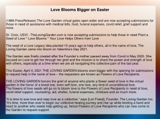 Love Blooms Bigger on Easter