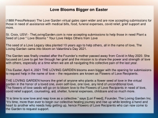 Love Blooms Bigger on Easter