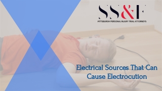 Electrical Sources That Can Cause Electrocution