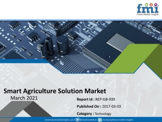Smart Agriculture Solution Market