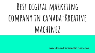 Digital Marketing Company Canada