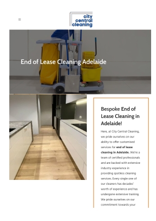 End of lease cleaning Adelaide