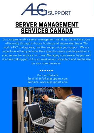 Server Management Services Canada