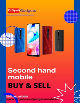 Second hand mobile: Buy or Sell @ classified sites
