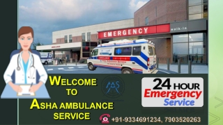 Get Train Ambulance Service with 24/7 hours of medical care |ASHA