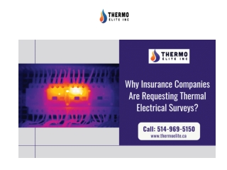 Why Insurance Companies Are Requesting Thermal Electrical Surveys?
