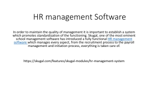 HR management Software