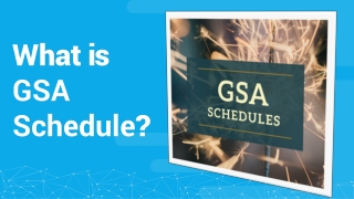 What is GSA Schedule?