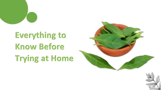 Everything to Know Before Trying at Home