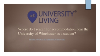 Where do I search for accommodation near the University of Winchester as a student?
