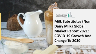 Milk Substitutes (Non dairy milk) Market 2021: Global Growth, Trends And Forecast