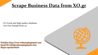 Scrape Business Data from XO.gr