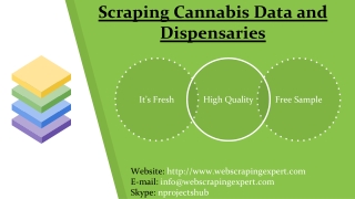 Scraping Cannabis Data and Dispensaries