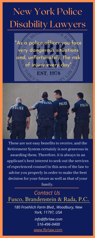 New York Police Disability Lawyers