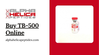 Buy TB-500 Online - Alpha Helica Peptides