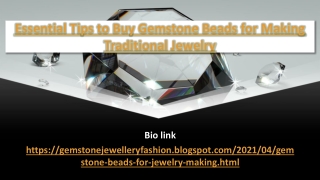 Buy Gemstone Beads for Making Traditional Jewelry