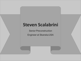 Steven Scalabrini - Reliable Project Manager From Oakland, NJ