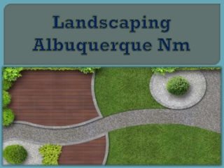Landscaping Albuquerque Nm