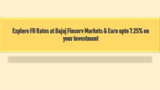 Senior citizen fd rates