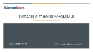 Suitcase Gift Box