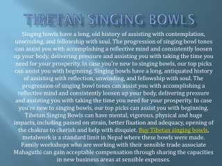 Buy tibetan singing bowl