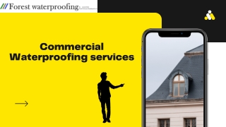 Commercial Waterproofing services