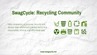 Increase your Community Recycling Rates | SwagCycle