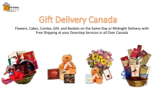 Send Online Cake, Flowers and Gifts Delivery in Canada | Gift Delivery Canada