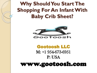 Why Should You Start The Shopping For An Infant With Baby Crib Sheet?