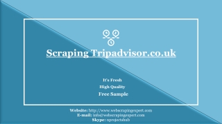 Scraping Tripadvisor.co.uk