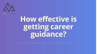 How Effective Is Getting Career Guidance