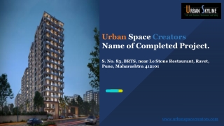 Urban Space Creators name of completed project.