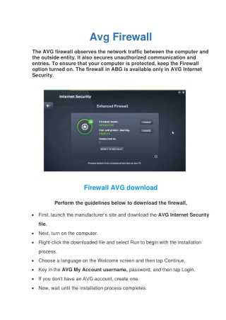 AVG Firewall Download And Install | Instant Guideline