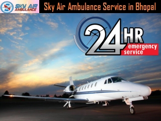 Hire Air Ambulance in Bhopal with Evolved Medical Setup