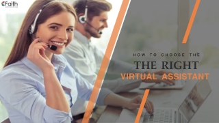 How To Choose The Right Virtual Assistant?