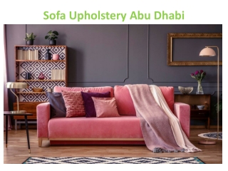 Sofa Upholstery