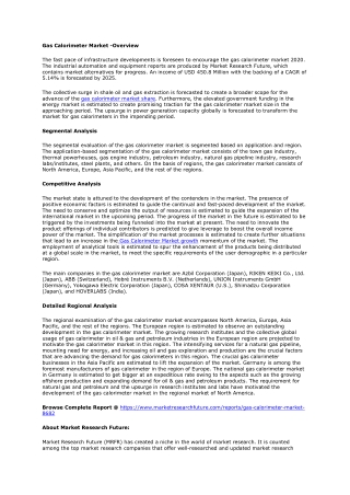 Gas Calorimeter Market Share: 2021 Demand, Future Estimations