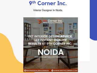 9th Corner- Best Interior Design Noida