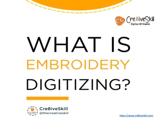 What Is Embroidery Digitizing | Cre8iveSkill