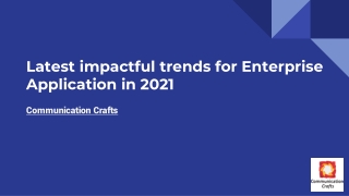 Enterprise Application in 2021