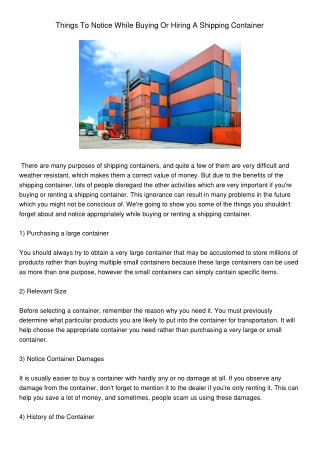 ThingsToNoticeWhileBuyingOrHiringAShippingContainer