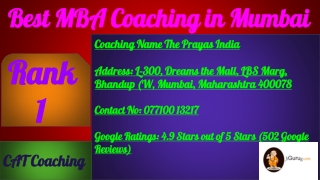 Top CAT Coaching in Mumbai.