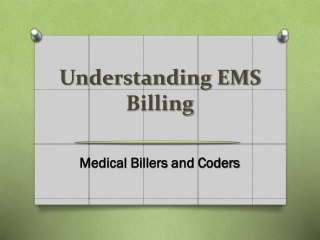 Understanding EMS Billing