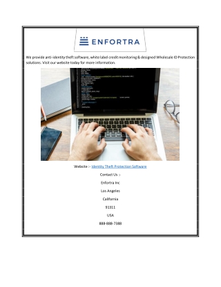 Identity Theft Protection Software | Enfortra.com